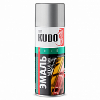 KUDO KU-1027 Краска ХРОМ (металлик) 520мл 1/12шт